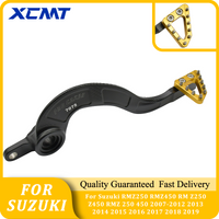 CNC Foot Brake Pedal For Suzuki RMZ250 RMZ450 RM Z250 Z450 RMZ 250 450 Enduro 2007-2012 2013 2014 2015 2016 2017 2018 2019