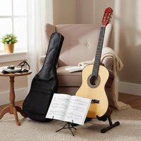 12.-pc. Klassisches Gitarrenset für Anfänger 4/4 39 Zoll