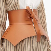 New Style Knot Wide Waistband Lace Up Bowknot Belt For Women Skirt Fashionable Decoration Tie Up Waist Versatile Accessory Belt