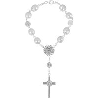 Rosaries Bracelet Prayer Bead Bracelet Car Rearview Mirror Hanging Accessory Car Rearview Mirror Suspension Pendant Ornaments