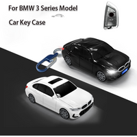 ICAR for Bmw 3 Series Car Model Key Case for Bmw F20 G20 G30 X1 G05 X6 X7 Smart Remote Car Key Cover Creative Personalized Fob