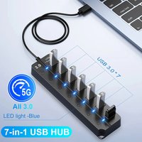 USB 3.0 Hub USB Hub 2.0 Multi USB Splitter Hub USB Cable Multiple Expander For Computer Laptop PC Accessories Usb Adapter