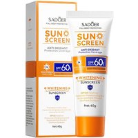 SAODER Spf 60+ Sunscreen For Face Body Sun Block Creams Sweat Proof Refreshing Non Greasy Solar Blocker Protector Sun Cream