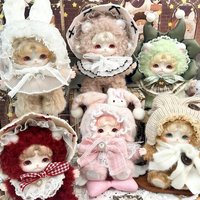 Mijuan Fluffy Dreamland Series Blind Box Kawaii Vinyl Plush Toys Cute Girl Anime Dolls Pendants Surprise Bag Mystery Decor Gifts