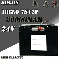 24V 30ah~80ah Electric Wheelchair Stair Climber+Charger Rechargeable Lithium-ion Battery Pack