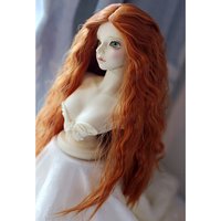New Style 1/3 1/4 1/6 1/8 High Temperature Long Wavy Fashion Style Wig Wire Bjd Wig SD Fiber Hair