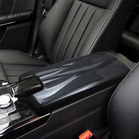 Car Stowing Tidying Armrest Box Panel Carbon fiber Cover Interior Trim For Mercedes Benz E Class W212 2010-2015 Auto Accessories