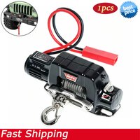 RC Crawler Simulation Metal Winch for 1/14 MJX H12 MN Model WPL LC80 Upgrade Parts