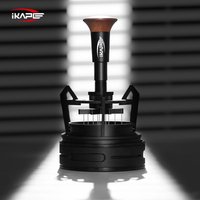 IKAPE V3 Espresso Rotary WDT, Espresso Stirrer Distribution Tool for Barista, 0.25MM 12 Needles Coffee Stirrer with Stand