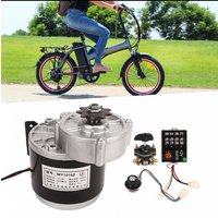 AliExpress NONE 12V 350W Gear Reduction Electric Motor With Controller Inverted Switch Aluminum Alloy Low Noise 12V 500W Speed Control Knob