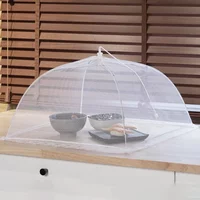 Foldable Food Covers Mesh Anti Fly Mosquito Meal Food Cover Umbrella Picnic Protect Dish Cover Meal Covers Kitchen Supplies