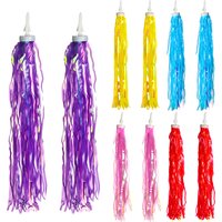 2pcs Tricycle Handlebar Tassels Streamers Tassel Bike Bicycle Decoration Scooter Parts Cycling Accessories Kids Girls Boys Gift