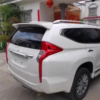 Montero Spoiler for Mitsubishi Pajero Sport Shogun Challenger Tail Fin 2016 To 2020 White Car Rear Wing ABS Plastic Accessories
