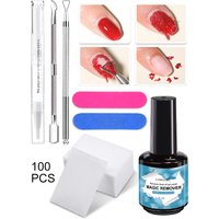 LIMEGIRL 15ml Magic Fast Nail Gel Polish Remover Kit for Nails UV Soak Off Semi Permanent Varnish Manicure Art Removal Tools