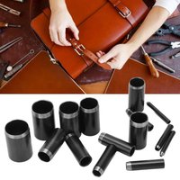 Durable 15 Sizes Round Hole Punch 1-15mm Hollow Leather Hole Punch Handmade Leather Punching Tools For DIY Leather Craft