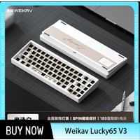 Weikav Lucky65 V3 Mechanical Keyboard Kit 60% 3 Mode Wireless Bluetooth Aluminum Alloy Keyboard Kit Gaming Accessaries For FPS