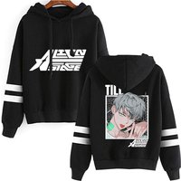 Alien Stage Merch Hoodies Pocketless Parallel Bars Sleeve Sweatshirt Casual Clothes Everyday Wear