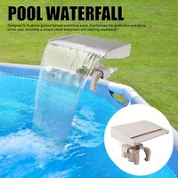 Relaxing Waterfall Cascade Ground Swimming Pool Fountain Spillway Attachment Detachable Pvc Pool Cascade Waterfall Cascade