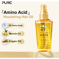 PURC Smoothing Argan Oil Hair Care Nourishing Soft Repair Damaged Frizz Hair Serum Scalp Treatment Hair Care Products