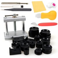 Professional Watch Press Set 23PCS Watch Back for CASE Closing Tool & Fitting Dies Watch Repairing Tool Die Kit for Watchmaker