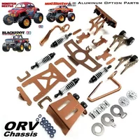 Aluminum Chassis Shocks Bumper Option Parts for Tamiya Blackfoot Monster Beetle Mud blaster