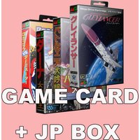 New Arrival Custom JP Box Gleylancer/Yang Warrior Family/COI/WOI 16bit MD Game Card For Sega Mega Drive/ Genesis with Retail Box