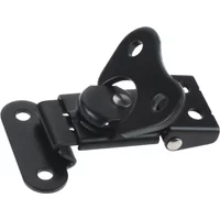 1/2pcs Butterfly Twist Latch & Keeper Metal Toggle Clamp Black Flat Lock Core Buckle Decor Flight Case Luggage Toolbox Cabinet