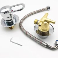 2/3/4/5 Way Outlet Shower room Mixer Tap Brass Separate Bathroom faucet cold and hot water switch valve control Adjustable