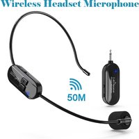2.4G wireless headset microphone with ultra-long distance transmission for teaching, guiding, and speaking