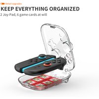 Storage Case for Switch 2 Joy Con Portable Protective For Nintendo Switch 2 Shell Case with Magnetic Closure Storage 6 Card Slot