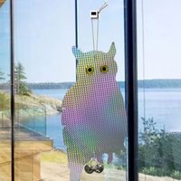 Eule Vogel Repellent Control Scare Device Laser Reflektierende Fake Owl Scares Bird Pigeons Woodpecker Repellent Garden Supplies
