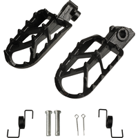 Motorcycle Footrests Footpegs Pedal Foot Peg Accessories For IN10 Electric Dirt Pit Bike E-Bike Replacement Spare Parts