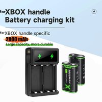 2800mAh Xbox Rechargeable Battery+LCD USB Dual Charger for Xbox One /Xbox One S/Xbox One X/Xbox One Elite Wireless Controller