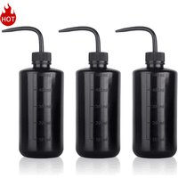 Bouteille de pulvérisation de tatouage en plastique, bouteilles de lavage de sécurité, bouteille à presser pour tatouage de laboratoire, accessoires de tatouage, fournitures de Microblading, 250/500ml