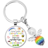 LITTLE PEOPLE Need Such Big Hearts As Your Farewell Educator Gift Childminder Kindergarten Kita Heart Saying Keychain Jewelry