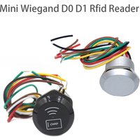 Mini RFID Proximity Card Reader IP65 Waterproof ID/IC 125Khz/13.56Mhz RFID Card Reader Wiegand26/34 for Access Control System