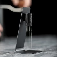 Espresso Coffee Stirrer Needle with 8 Needles Magnetic Absorption Stand Barista Coffee Stirring Distribution Tools With Stand