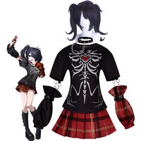 Anime Ame-chan Cosplay Costume NEEDY GIRL OVERDOSE OMGkawaiiAngel-chan Ameno Ame Wigs Halloween Japanese Girls Dress Up