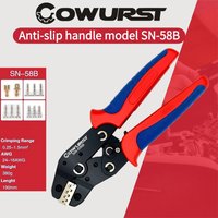 SN-58B Anti-Slip Handle Crimping Pliers for Dupont Spring Automotive Wire Harness Power Terminal Crimping Tool