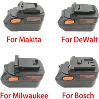 For RIDGID AEG 18V Lithium Batteries Battery Adapter Converter for Makita/DeWalt/Milwaukee/Bosch Lithium Battery Power Tools