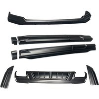 Suitable For Honda CRV Modification With Bumper Guards, LDCUSTOM Sports Front And Rear Lip Side Skirts