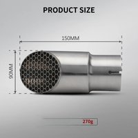 Scrambler 400/Speed 400 Motorcycle Exhaust Modification Muffler