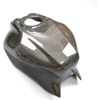Real Dry Carbon Fiber For HONDA CBR650R CB650R 2019-2025 Motorcycle Fairing Higher Version Tank Gas fuel Cover Panel Protector