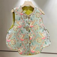 Women's Vest Women's Jackets New Embroidered Vest Wearing Summer Chinese Joker National Style National Style Summer Women's Coat