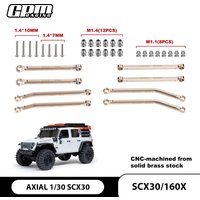 GPM Brass Link Set For AXIAL 1/30 SCX30 Ford Bronco / Jeep Wrangler JLU AXI-2048