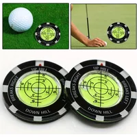 Golf Putt Ball Marker High Precision Round Green Reader Golfing Putting Aid Golf Slope Putting Reader 1PC JJ024
