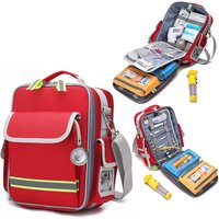 Waterproof Flame-retardant Rescue Empty Medical Bag Large Capacity Flood Relief Emergency Kit Escape Backpack Home First Aid Kit