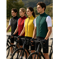 Rsantce Men Jerseys Windproof Lightweight Cycling Sleeveless Jacket Mtb Bike Uniform Bicycle Jersey Clothing Vest