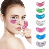Gel Eye Pad Reusable Hot Cold Compress Eye Patches Ice Feel Hot Cold Eye Mask for Eye Strain Swelling Dark Circle Skin Care Tool