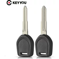 KEYYOU 1PCS New Transponder Key Shell for Mitsubishi Colt Lancer Mirage Eclipse Galant Endeavor Blank Key Right / Left Blade